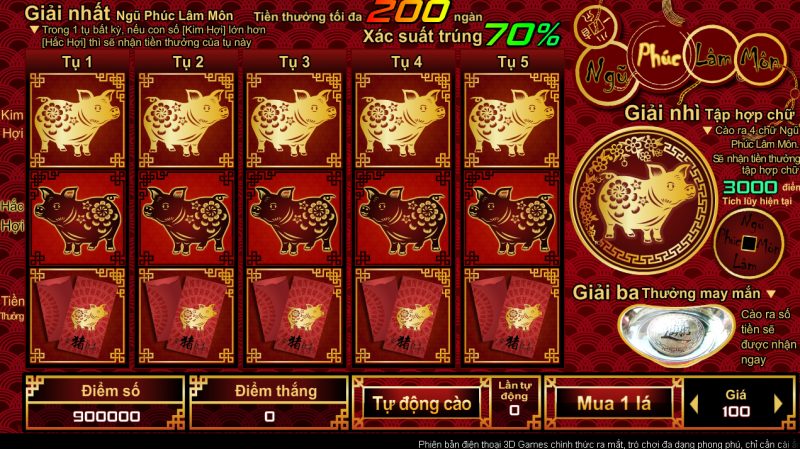 Các tính năng có trong games Các tính năng có trong games